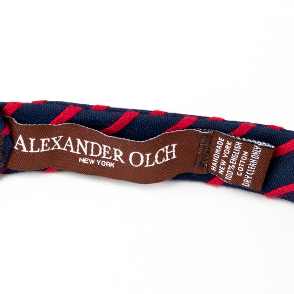 Alexander Olch Tie Men Midnight Blue